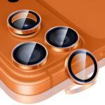 Protection d'objectif ESR Armorite Camera Lens Protectors pour iPhone 14 Pro/14 Pro Max / 15 Pro/15 Pro Max / 16 Pro/16 Pro Max / 17 Pro/17 Pro Max - Orange – Image 2