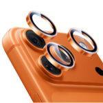 Protection d'objectif ESR Armorite Camera Lens Protectors pour iPhone 14 Pro/14 Pro Max / 15 Pro/15 Pro Max / 16 Pro/16 Pro Max / 17 Pro/17 Pro Max - Orange