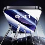 Lot de 2 protections d'écran ESR Armorite Screen Protector UltraFit (2 pack) pour iPhone 17 Pro - Clear – Image 4