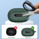 Coque Techsuit Silicone Case pour AirPods 1 / 2 - Black – Image 4