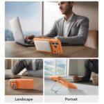 Coque ESR Cloud Soft HaloLock Kickstand pour iPhone 17 Pro - Orange – Image 6