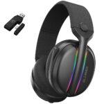 Casque gaming Proove Glimmer sans fil, 2.4 GHz + Bluetooth 5.4, batterie 900 mAh - Black