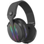 Casque gaming Proove Glimmer sans fil, 2.4 GHz + Bluetooth 5.4, batterie 900 mAh - Black / Purple – Image 4