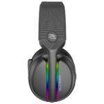 Casque gaming Proove Glimmer sans fil, 2.4 GHz + Bluetooth 5.4, batterie 900 mAh - Black / Purple – Image 3