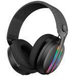 Casque gaming Proove Glimmer sans fil, 2.4 GHz + Bluetooth 5.4, batterie 900 mAh - Black / Purple – Image 5