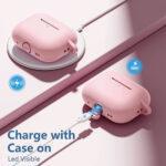 Coque Techsuit Silicone Case pour AirPods Pro 3 - Bordeaux – Image 5