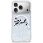 Coque Karl Lagerfeld Glitter Karl Script Logo MagSafe pour iPhone 17 Pro - Clear – Image 3