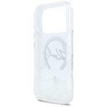 Coque Karl Lagerfeld Glitter Karl Script Logo MagSafe pour iPhone 17 Pro - Clear – Image 4