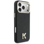 Coque Karl Lagerfeld Hardcase Leather Khead Logo MagSafe pour iPhone 17 Pro Max - Black – Image 5