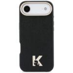 Coque Karl Lagerfeld Hardcase Leather Khead Logo MagSafe pour iPhone Air - Black – Image 3