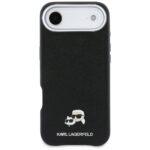 Coque Karl Lagerfeld Hardcase Leather K&C Head Pin MagSafe pour iPhone Air - Black – Image 3