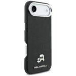Coque Karl Lagerfeld Hardcase Leather K&C Head Pin MagSafe pour iPhone Air - Black – Image 2