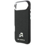 Coque Karl Lagerfeld Hardcase Leather K&C Head Pin MagSafe pour iPhone Air - Black – Image 5