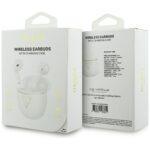 Écouteurs True Wireless Guess Gold Line Triangle avec Bluetooth 6 et boîtier USB-C - Blanc – Image 6