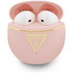 Écouteurs True Wireless Guess Gold Line Triangle avec Bluetooth 6 et boîtier USB-C - Rose – Image 2