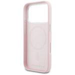 Coque Karl Lagerfeld Hardcase Leather MagSafe with K Head Logo pour iPhone 17 Pro - Pink – Image 3