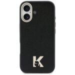Coque Karl Lagerfeld Hardcase Leather MagSafe with K Head Logo pour iPhone 17 - Black – Image 4
