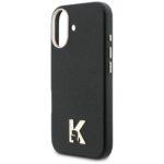 Coque Karl Lagerfeld Hardcase Leather MagSafe with K Head Logo pour iPhone 17 - Black – Image 2
