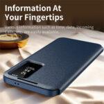 Étui portefeuille Techsuit SmartView Series pour Samsung Galaxy A37 - Blue – Image 4