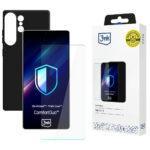 Coque + verre trempé 3mk ComfortDuo Glass + Matt Case pour Samsung Galaxy S26 Ultra - Black