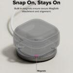 Coque Ringke Onyx Magnetic pour Samsung Galaxy Buds4 Pro - Warm Grey – Image 6