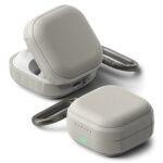 Coque Ringke Onyx Magnetic pour Samsung Galaxy Buds4 Pro - Warm Grey