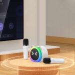 Enceinte karaoké Bluetooth Yesido YSW36 5W autonomie 4 h - White – Image 3