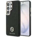 Coque Guess Rhinestone Round Logo MagSafe pour Samsung Galaxy S26 Ultra - Black