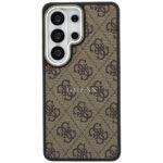 Coque Guess 4G Embossed Ring MagSafe pour Samsung Galaxy S26 Ultra - Brown – Image 4
