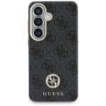 Coque Guess Rhinestone Round Logo MagSafe pour Samsung Galaxy S26 - Black – Image 3