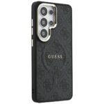 Coque Guess 4G Embossed Ring MagSafe pour Samsung Galaxy S26 Ultra - Black – Image 3