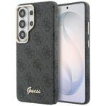 Coque Guess 4G Script MagSafe pour Samsung Galaxy S26 Ultra - Black
