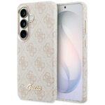 Coque Guess 4G Script MagSafe pour Samsung Galaxy S26 - Pink