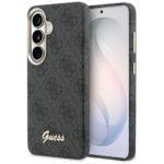 Coque Guess 4G Script MagSafe pour Samsung Galaxy S26 - Black