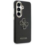 Coque Guess Grained Big 4G Metal Logo pour Samsung Galaxy S26 - Black – Image 4