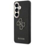 Coque Guess Grained Big 4G Metal Logo pour Samsung Galaxy S26 - Black – Image 3