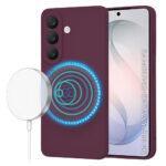 Coque Techsuit SoftFlex MagSafe pour Samsung Galaxy S26 - Plum Red