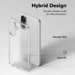 Coque Ringke Fusion pour Samsung Galaxy A57 - Matte Clear – Image 5