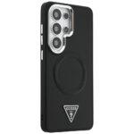 Coque Guess Embossed Ring Triangle Logo MagSafe pour Samsung Galaxy S26 Ultra - Black – Image 2