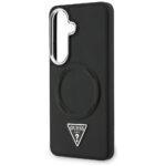 Coque Guess Embossed Ring Triangle Logo MagSafe pour Samsung Galaxy S26 - Black – Image 6