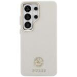 Coque Guess Rhinestone Round Logo MagSafe pour Samsung Galaxy S26 Ultra - Beige – Image 2