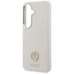 Coque Guess Rhinestone Round Logo MagSafe pour Samsung Galaxy S26 - Beige – Image 6