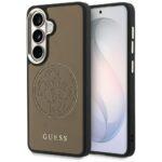 Coque Guess Perforated Logo MagSafe pour Samsung Galaxy S26 - Brown