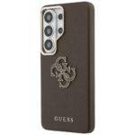 Coque Guess Grained Big 4G Metal Logo pour Samsung Galaxy S26 Ultra - Brown – Image 4