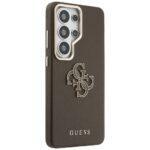 Coque Guess Grained Big 4G Metal Logo pour Samsung Galaxy S26 Ultra - Brown – Image 2