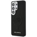 Coque Karl Lagerfeld Leather with Initial Logo Debossed MagSafe pour Samsung Galaxy S26 Ultra - Black – Image 4