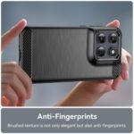 Coque Techsuit Carbon Silicone pour Motorola Moto G77 / G67 - Black – Image 5