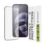 Protection d'écran Techsuit 111D Full Cover / Full Glue Glass pour Motorola Moto G77 / G67 - Black