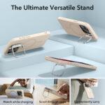 Coque ESR Cloud Soft HaloLock Kickstand pour iPhone 15 Pro - Light Tan – Image 4