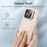 Coque ESR Cloud Soft HaloLock Kickstand pour iPhone 15 Pro - Light Tan – Image 2